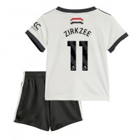 Manchester United Joshua Zirkzee #11 Tredjedraktsett Barn 2024-25 Kortermet (+ Korte bukser)